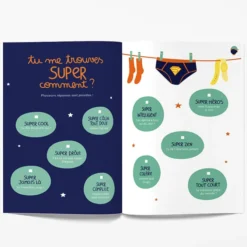 Minus Editions Livre à Compléter Tel Père, Tel Fils