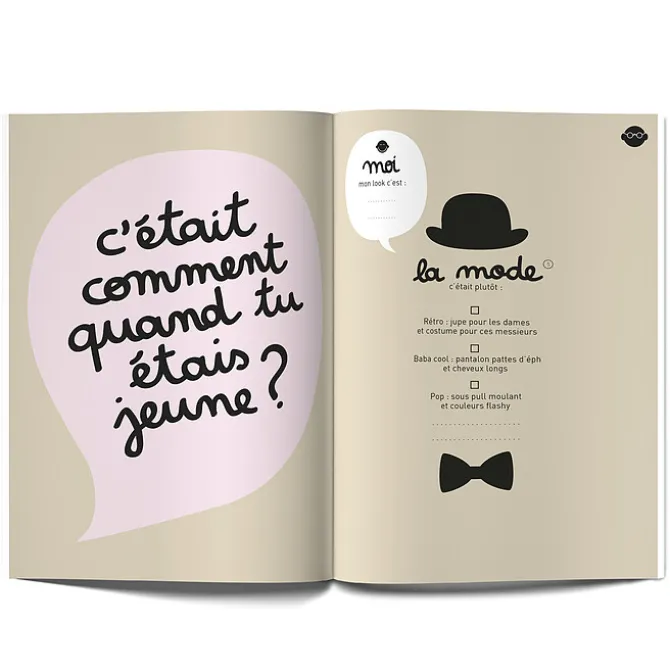 Minus Editions Livre à Compléter Papi, Mamie et Moi