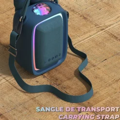 MOB Enceinte Karaoké Portable avec Projecteur Singy Party - Dark Blue