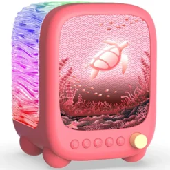 MOB Veilleuse Aquatique et Enceinte Wavy Light - Coral