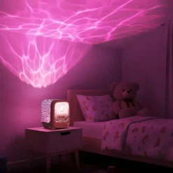MOB Veilleuse Aquatique et Enceinte Wavy Light - Coral