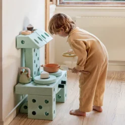 MODU Jeu de Construction Evolutif Dreamer - Ocean Mint & Forest Green