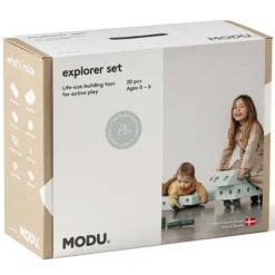 MODU Jeu de Construction Evolutif Explorer - Ocean Mint & Forest Green