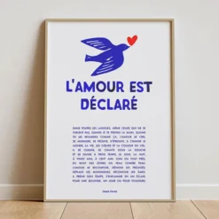 émoi émoi Affiche - L'Amour est Déclaré