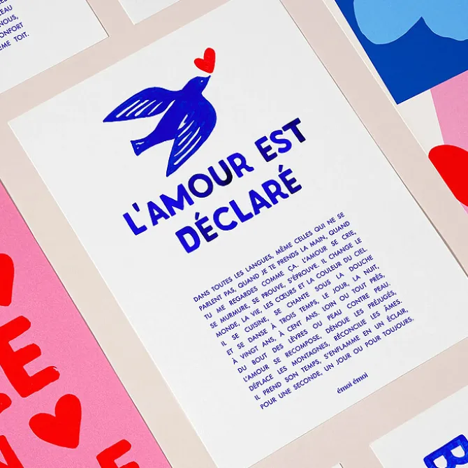 émoi émoi Affiche - L'Amour est Déclaré