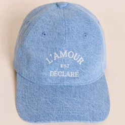 émoi émoi Casquette L'Amour est Déclaré - Denim Clair