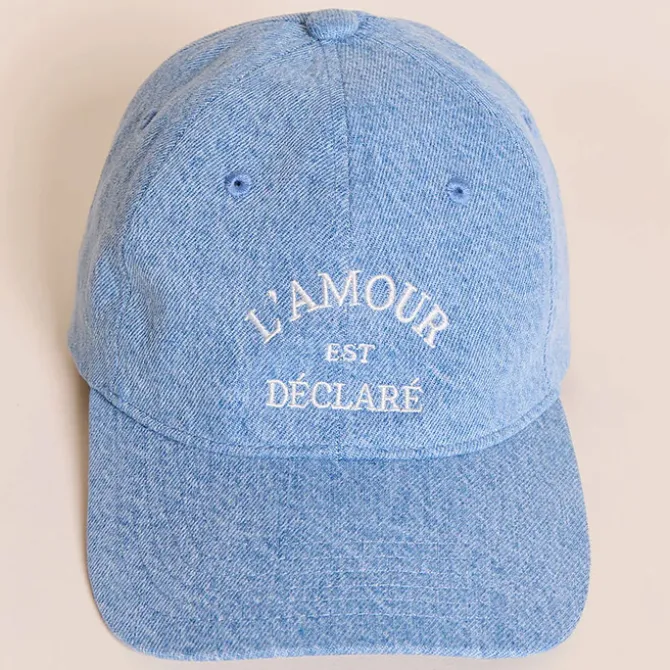 émoi émoi Casquette L'Amour est Déclaré - Denim Clair