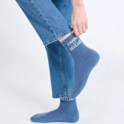 émoi émoi Chaussettes L'Amour est Déclaré Bleu Lac - 42/46