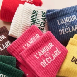 émoi émoi Chaussettes L'Amour est Déclaré Bleu Lac - 36/41
