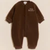 émoi émoi Mini Combinaison Polaire Recyclée Baby Sunshine Chocolat - 6 Mois