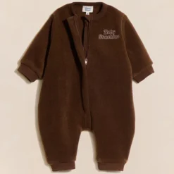 émoi émoi Mini Combinaison Polaire Recyclée Baby Sunshine Chocolat - 18 Mois