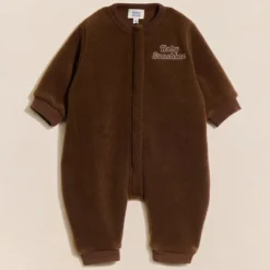 émoi émoi Mini Combinaison Polaire Recyclée Baby Sunshine Chocolat - 3 Mois