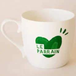 émoi émoi Mug Coeur Vert Sapin - Le Parrain