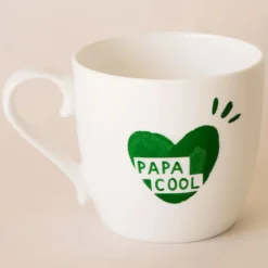 émoi émoi Mug Coeur Vert Sapin - Papa Cool