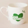 émoi émoi Mug Coeur Vert Sapin - Papy Super Cool
