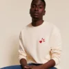émoi émoi Sweat L'Amour est Déclaré Crème Rouge - M