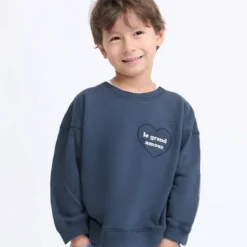 émoi émoi Sweat Le Grand Amour Charbon - 2 Ans