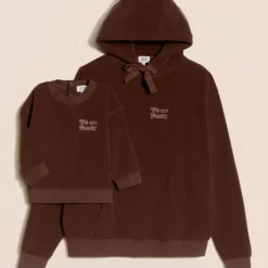 émoi émoi Sweat Polaire Recyclée We Are Family Chocolat - 2 Ans