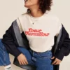 émoi émoi T-shirt Coeur Chamallow Crème - L