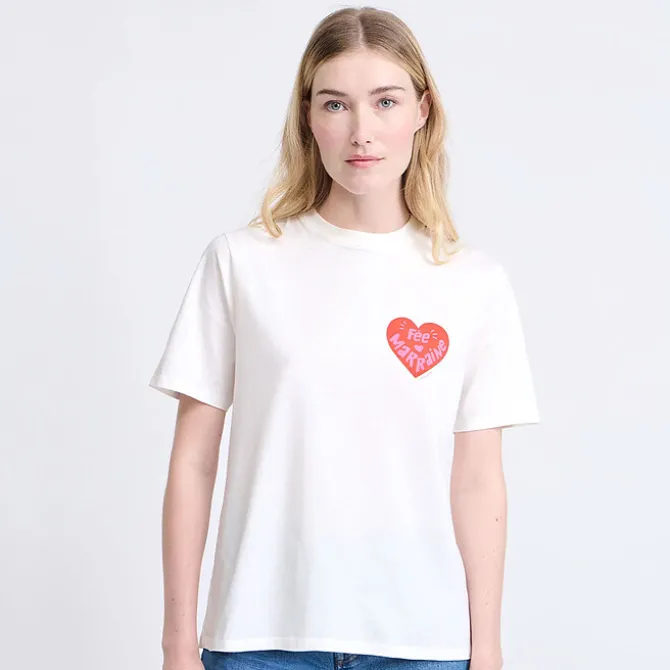 émoi émoi T-shirt Fée Marraine Blanc - XL