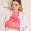 émoi émoi T-shirt Le Bisou Magique Framboise - XL
