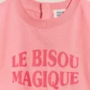 émoi émoi T-shirt Le Bisou Magique Framboise - 6 Mois