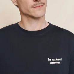 émoi émoi T-shirt Le Grand Amour Charbon - S