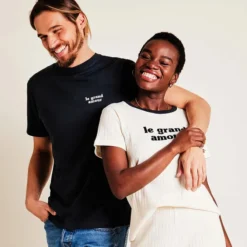 émoi émoi T-shirt Le Grand Amour Charbon - S