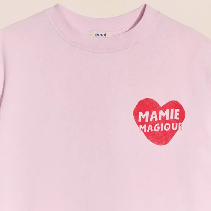 émoi émoi T-shirt Mamie Magique Rose - M