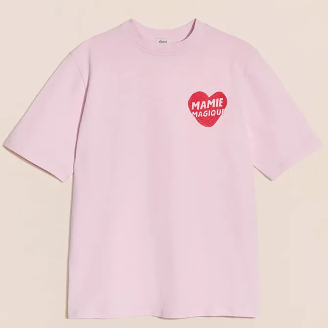 émoi émoi T-shirt Mamie Magique Rose - M