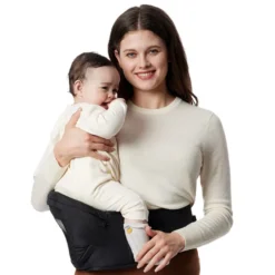 Momcozy Porte-bébé Hip Seat Medium - Noir