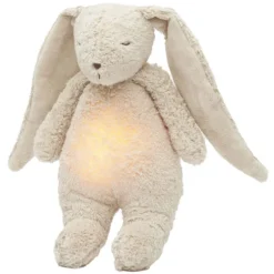 moonie Peluche Veilleuse Musicale Lapin Moonie Sable