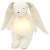 moonie Peluche Veilleuse Musicale Lapin Moonie Blanc Polaire