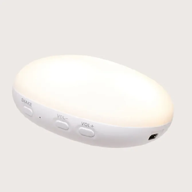 moonie Peluche Veilleuse Musicale Phoque - Blanc Polaire