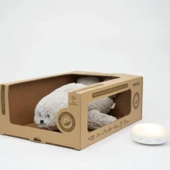 moonie Peluche Veilleuse Musicale Phoque - Gris