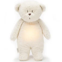 moonie Peluche Veilleuse Musicale Ourson Moonie - Blanc Polaire