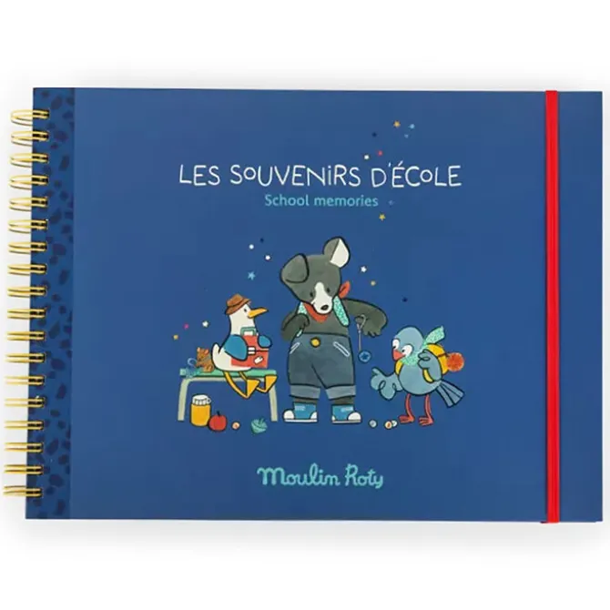 Moulin Roty Album Souvenirs d'Ecole - Puce & Pilou