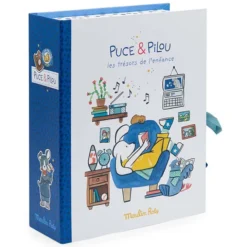 Moulin Roty Coffret de Naissance - Puce & Pilou