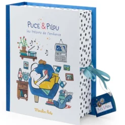 Moulin Roty Coffret de Naissance - Puce & Pilou