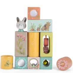 Moulin Roty Cubes d'Activités - Trois Petits Lapins