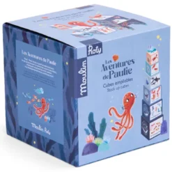 Moulin Roty Cubes Empilables - Les Aventures Paulie