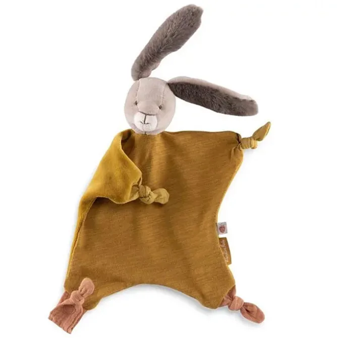 Moulin Roty Doudou Lapin Ocre - Trois Petits Lapin