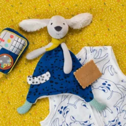 Moulin Roty Doudou Pilou Bleu - Puce & Pilou