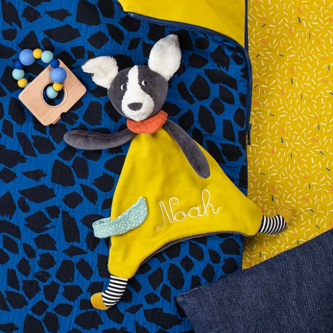 Moulin Roty Doudou Puce Jaune - Puce & Pilou