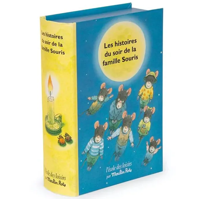 Moulin Roty Lampe à Histoires La Famille Souris - Ecole des Loisirs