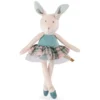 Moulin Roty Petite Peluche Lapin Bleu - La Petite Ecole de Danse