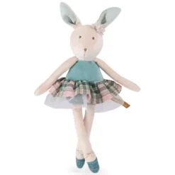 Moulin Roty Petite Peluche Lapin Bleu - La Petite Ecole de Danse