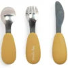 Moulin Roty Set de Couverts Silicone - Trois Petits Lapins