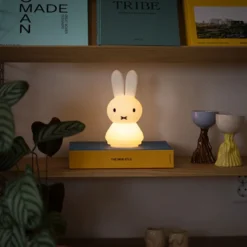 Mr Maria Lampe Miffy Shines Tactile - Blanc