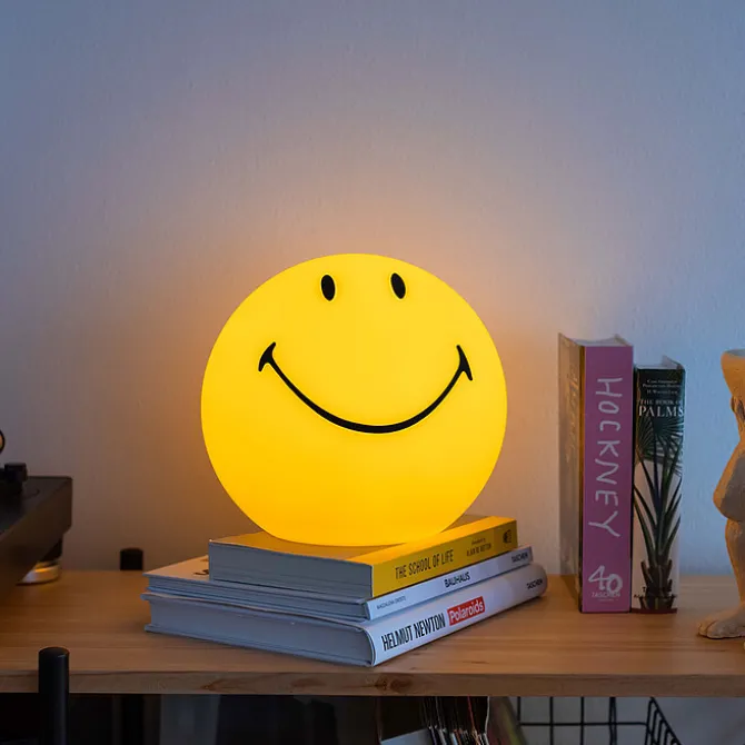 Mr Maria Veilleuse Lampe Smiley Star Light - Jaune
